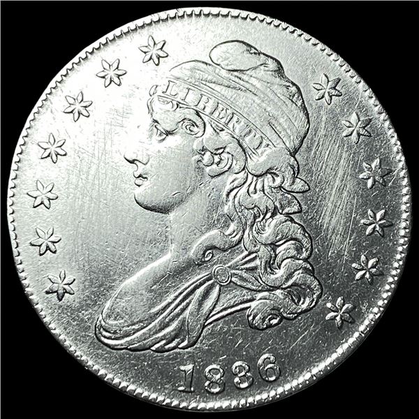 1836 Capped Bust Half Dollar ABOUT  UNCIRCULATED