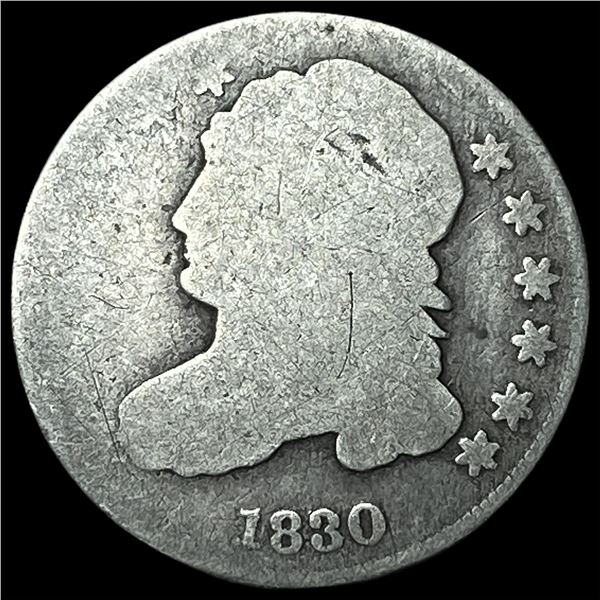 1830 Capped Bust Dime LIGHTLY CIRCULATED