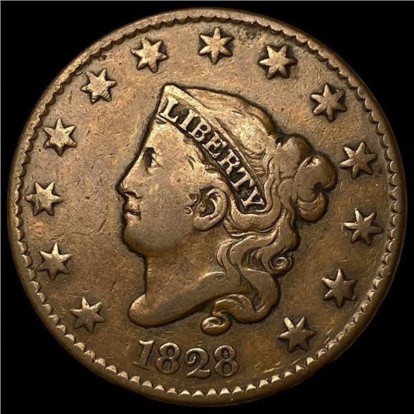 1828 Large Cent LIGHTLY CIRCULATED