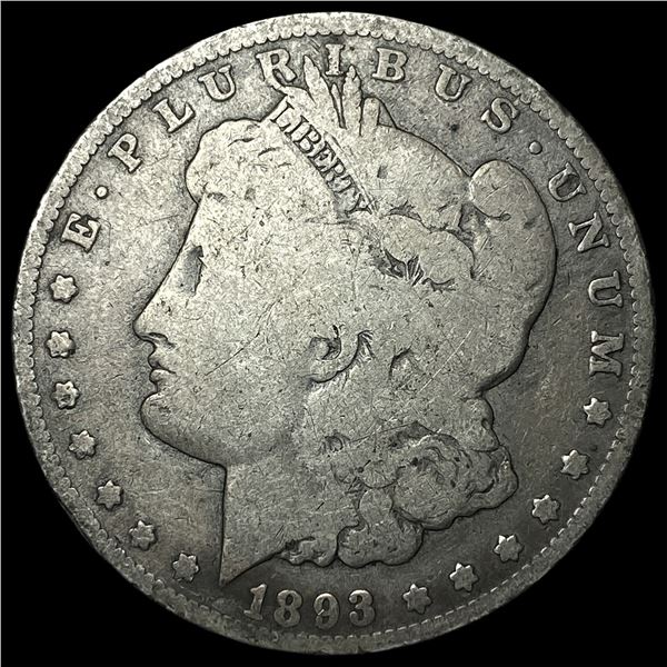 1893-O Silver Morgan Dollar LIGHTLY  CIRCULATED