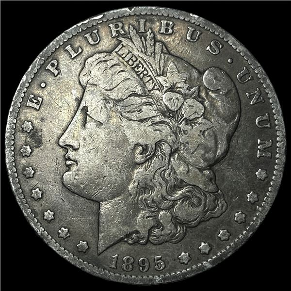 1895-S Silver Morgan Dollar ABOUT  UNCIRCULATED