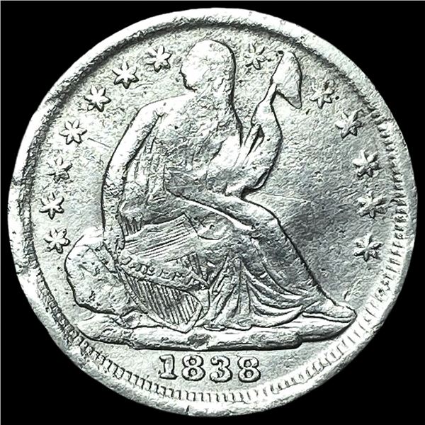 1838 Silver Half Dime HIGH GRADE