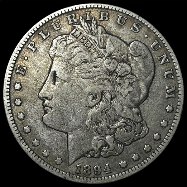 1894-O Silver Morgan Dollar NEARLY  UNCIRCULATED