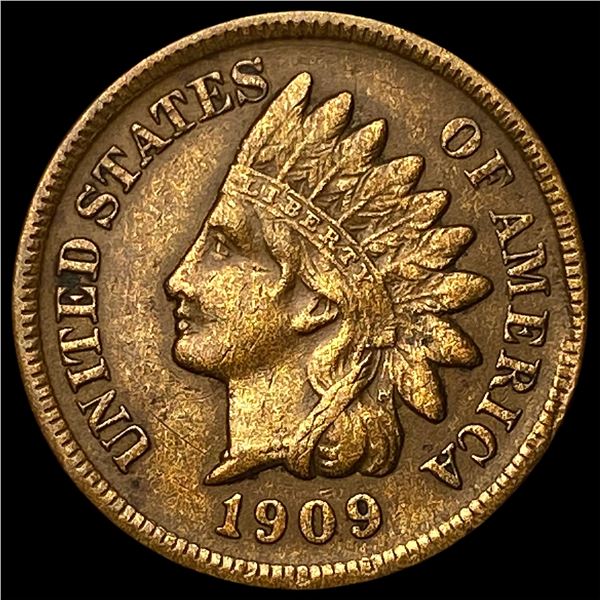 1909-S Indian Head Cent NEARLY UNCIRCULATED