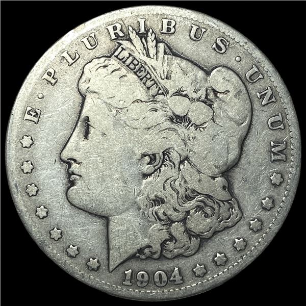 1904-S Silver Morgan Dollar ABOUT  UNCIRCULATED