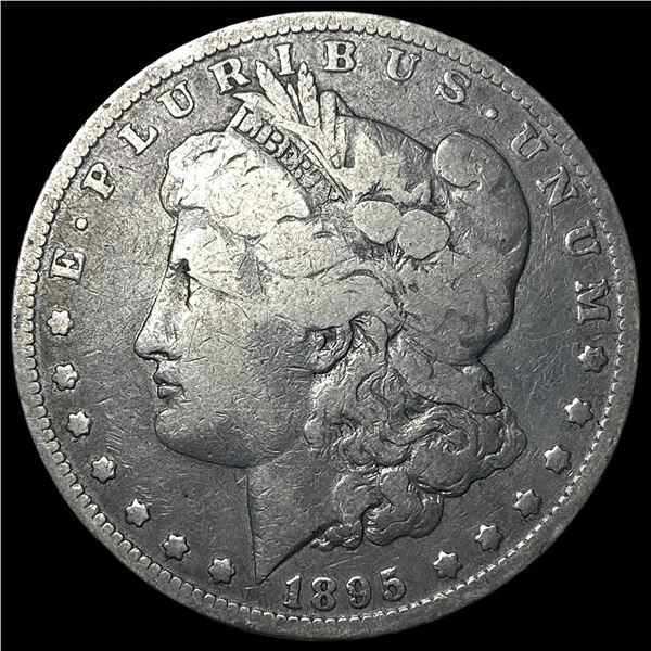 1895-O Silver Morgan Dollar ABOUT  UNCIRCULATED