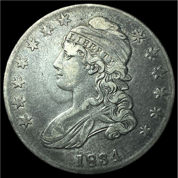 1834 Capped Bust Half Dollar NICELY CIRCULATED