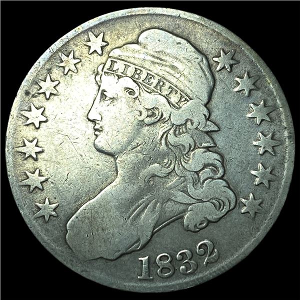 1832 Capped Bust Half Dollar LIGHTLY CIRCULATED