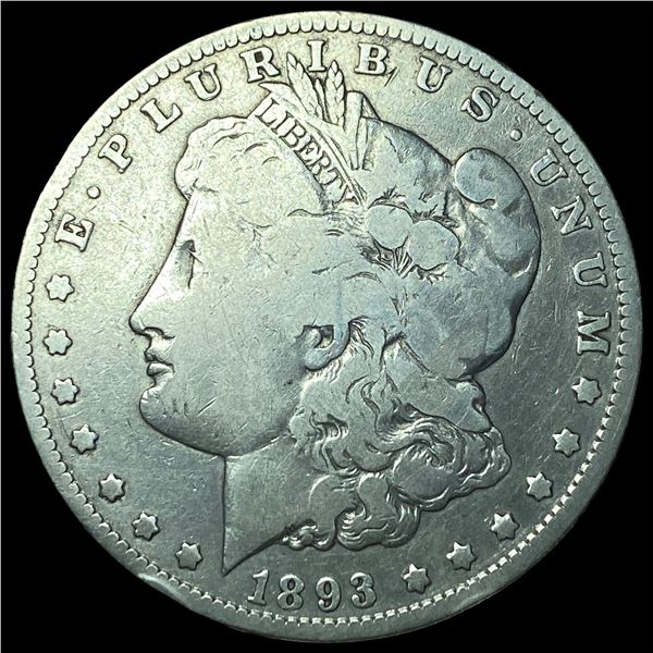 1893-O Silver Morgan Dollar LIGHTLY CIRCULATED