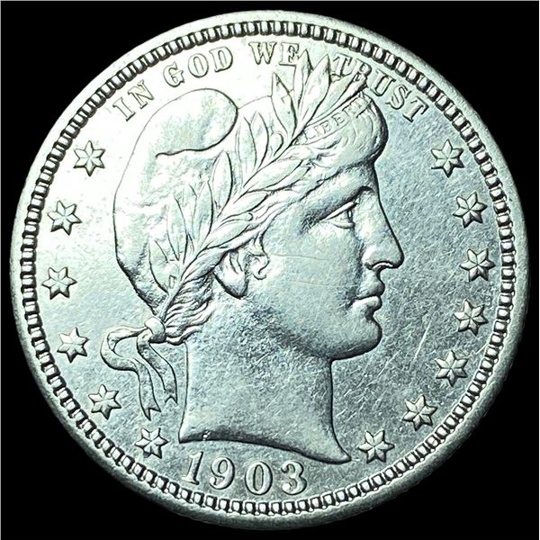 1903 Barber Silver Quarter UNCIRCULATED