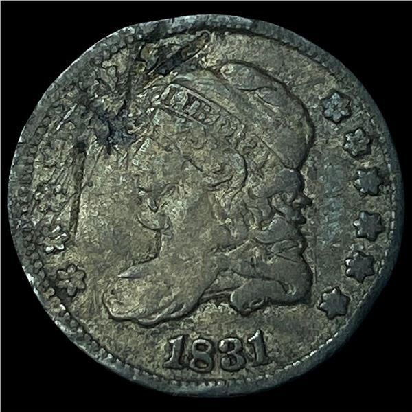 1831 Capped Bust Silver 5 Cents NICELY CIRCULATED