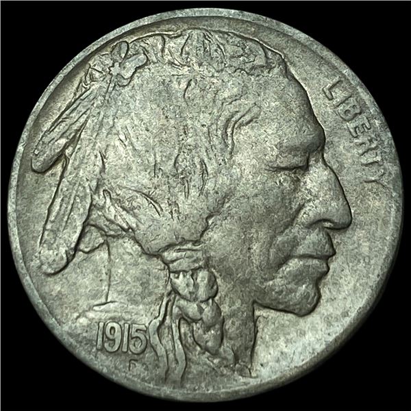 1915-D Buffalo Nickel CHOICE AU