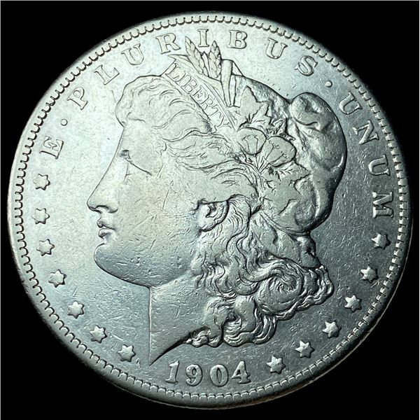 1904-S Silver Morgan Dollar NEARLY UNCIRCULATED