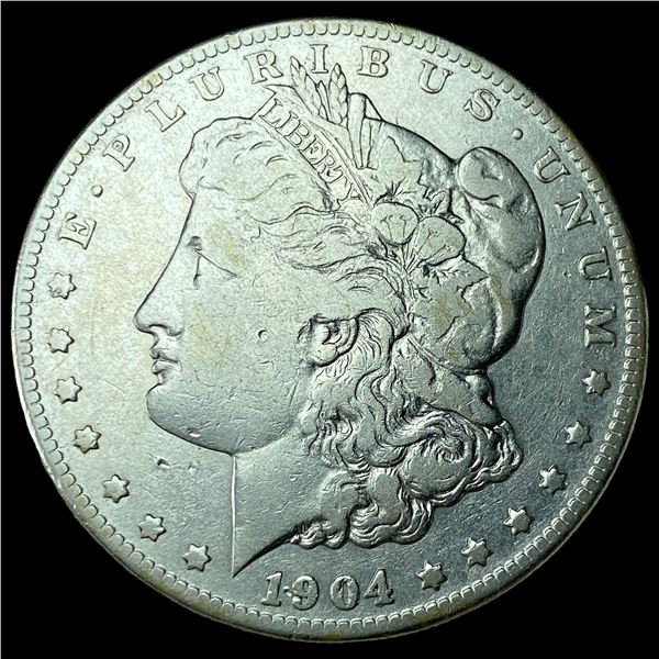 1904-S Silver Morgan Dollar LIGHTLY CIRCULATED