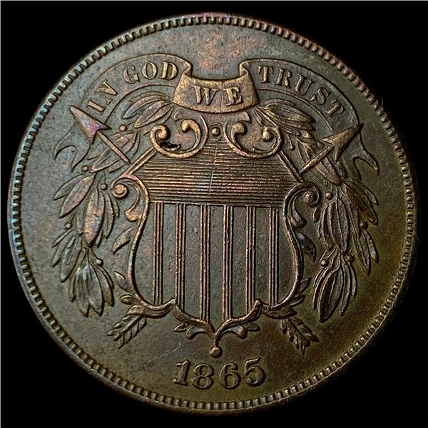 1865 Bronze Two-Cent Piece UNCIRCULATED