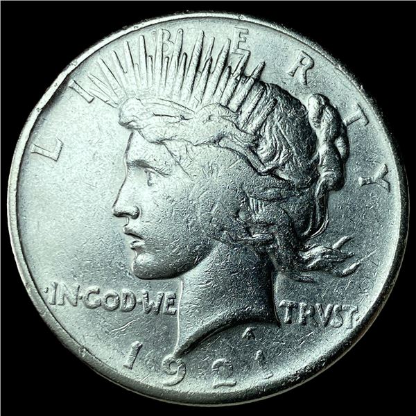 1921 Silver Peace Dollar LIGHTLY CIRCULATED