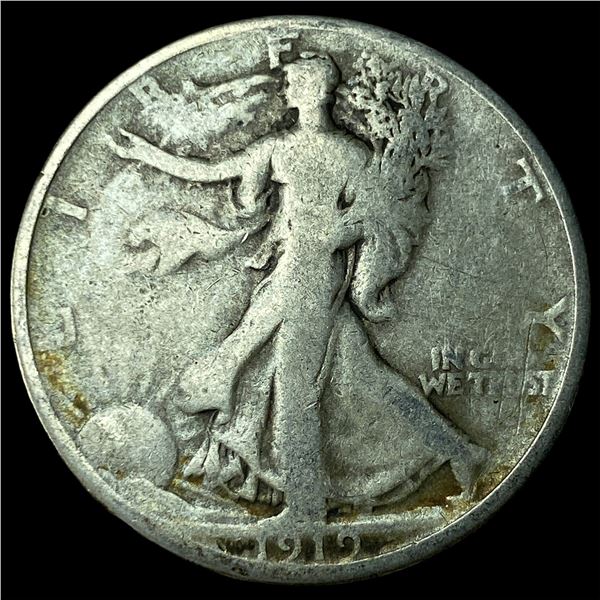 1919 Walking Liberty Half Dollar NICELY CIRCULATED