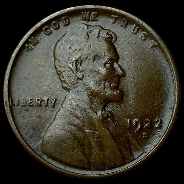 1922-D Lincoln Wheat Cent LIGHTLY CIRCULATED