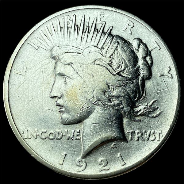 1921 Silver Peace Dollar CHOICE AU