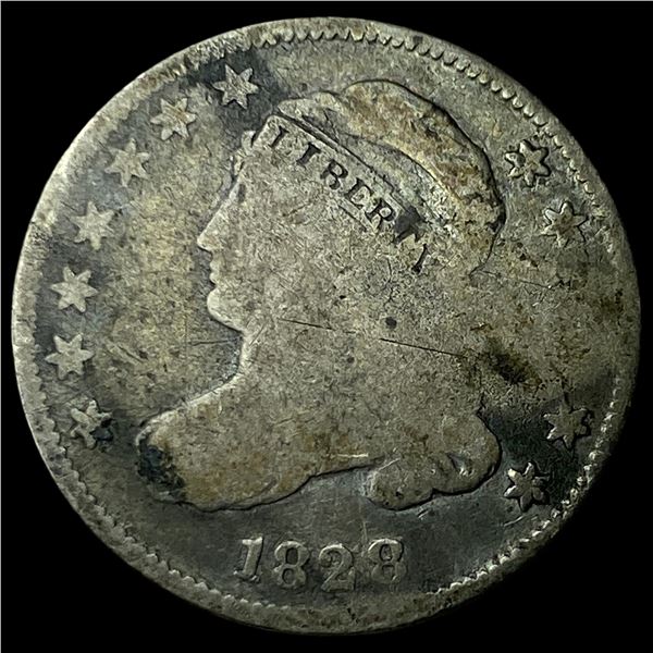 1828 Capped Bust Dime LIGHTLY CIRCULATED