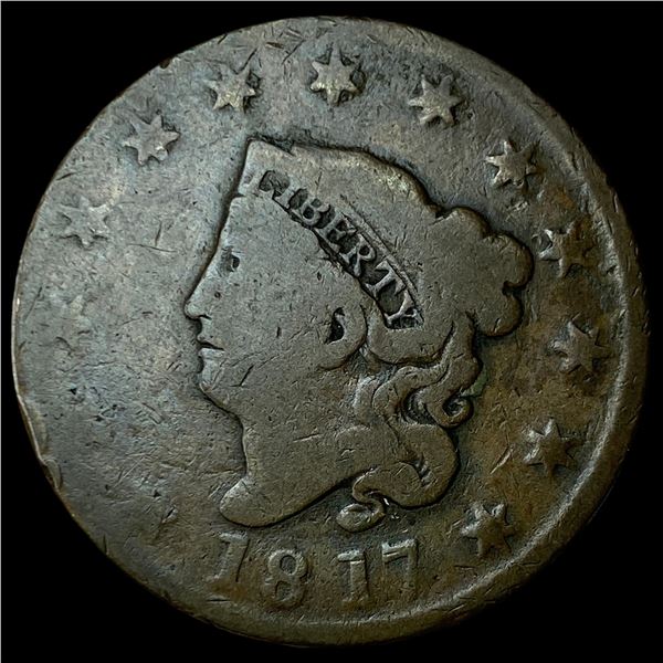 1817 Coronet Head Large Cent LIGHTLY CIRCULATED