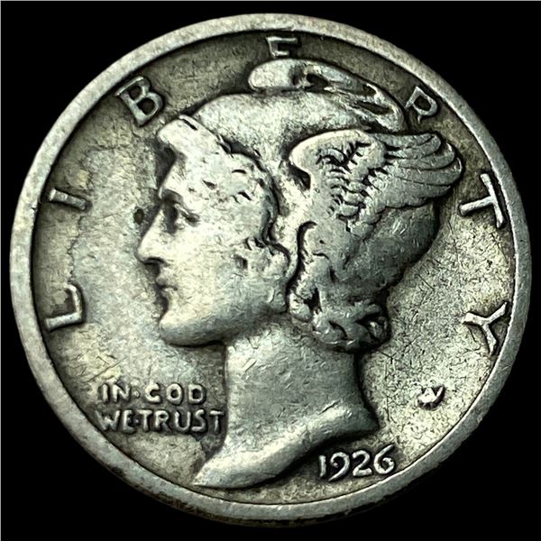 1926-S Silver Mercury Dime LIGHTLY CIRCULATED