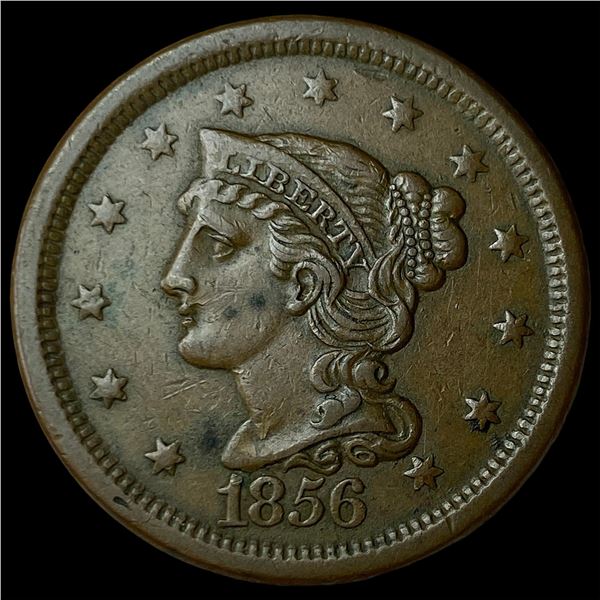 1856 Braided Hair Large Cent UNCIRCULATED