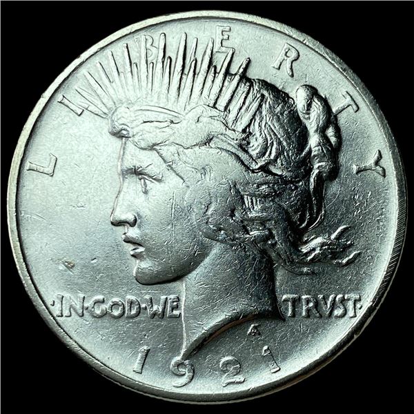 1921 Silver Peace Dollar CHOICE AU