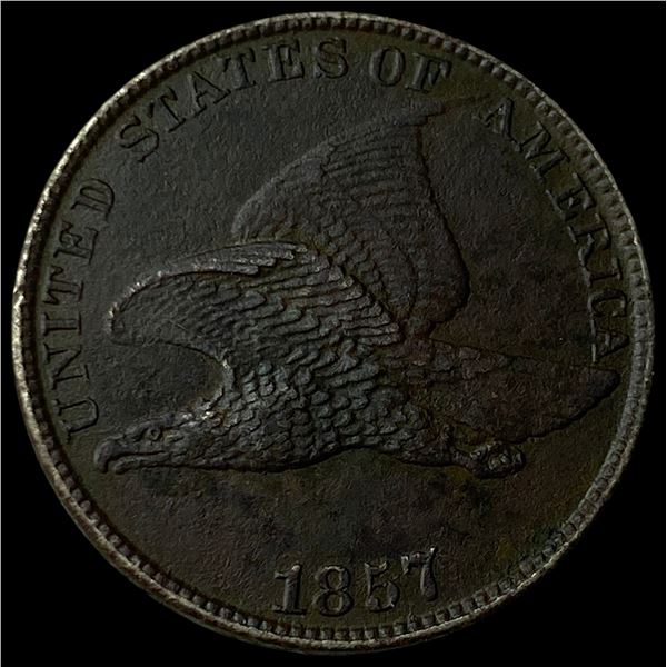 1857 Copper-Nickel Flying Eagle Cent UNCIRCULATED