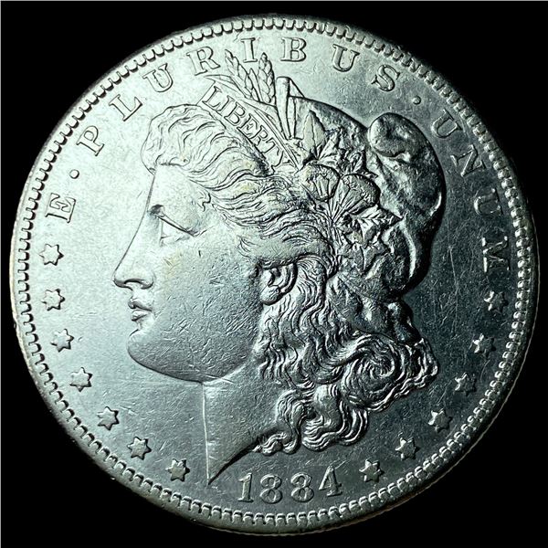 1884-S Silver Morgan Dollar CLOSELY UNCIRCULATED
