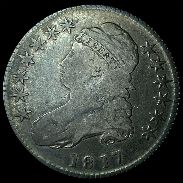 1817 Capped Bust Half Dollar LIGHTLY CIRCULATED
