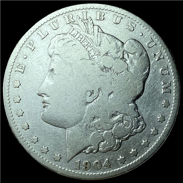 1904-S Silver Morgan Dollar LIGHTLY CIRCULATED