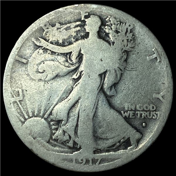 1917 Walking Liberty Half Dollar NICELY CIRCULATED
