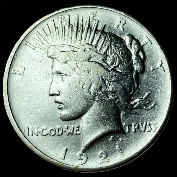 1921 Silver Peace Dollar CHOICE AU