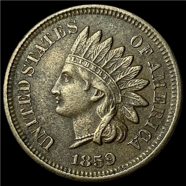 1859 Copper-Nickel Indian Head Cent CLOSELY UNCIRCULATED