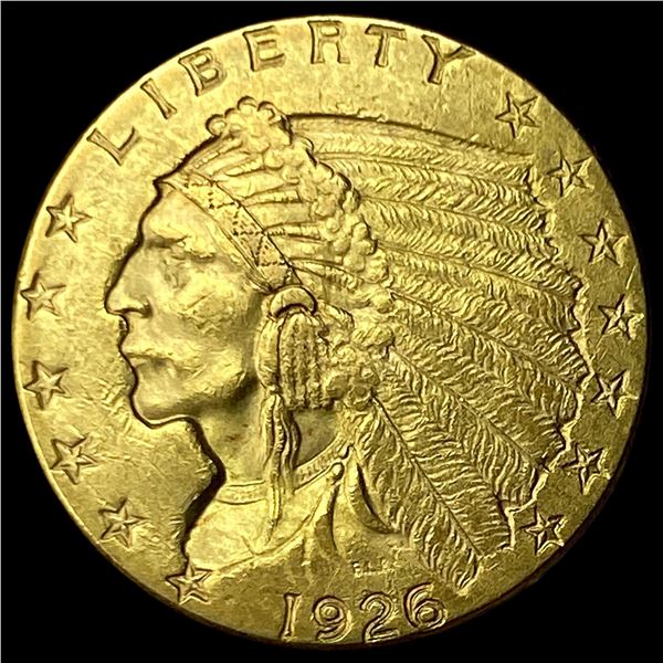 1926 Indian Head Gold $2.50 Quarter Eagle UNCIRCULATED