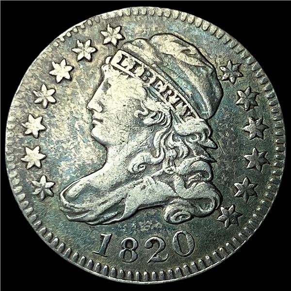 1820 Capped Bust Dime NEARLY UNCIRCULATED