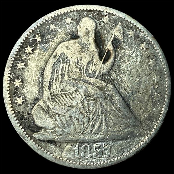 1857 Seated Liberty Half Dollar HIGH GRADE