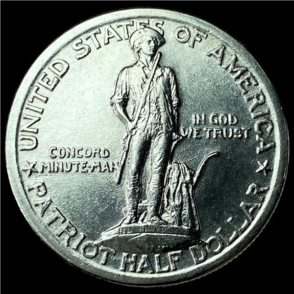 1925 Silver Lexington-Concord Half Dollar UNCIRCULATED