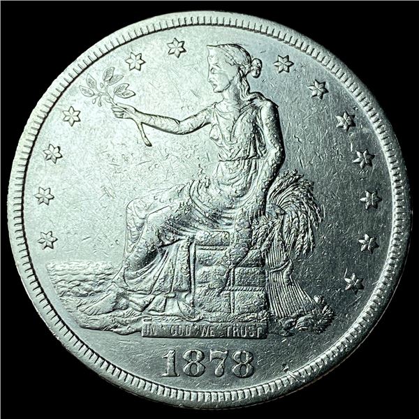 1878-S Silver Trade Dollar CLOSELY UNCIRCULATED