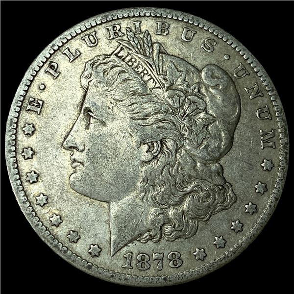 1878 Silver Morgan Dollar NEARLY UNCIRCULATED