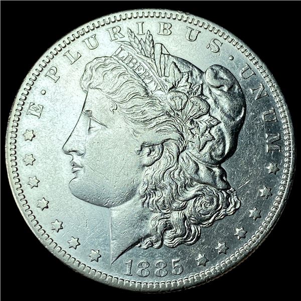 1885-S Silver Morgan Dollar CHOICE AU
