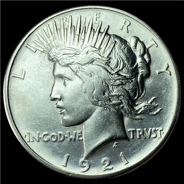 1921 Silver Peace Dollar CHOICE AU