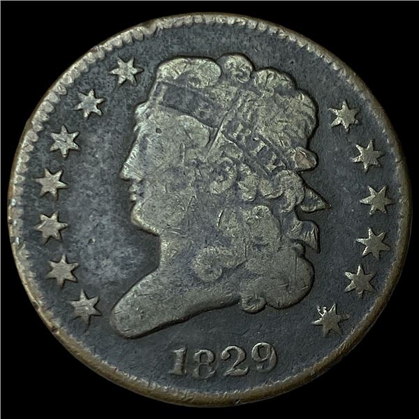 1829 Classic Head Half Cent LIGHTLY CIRCULATED