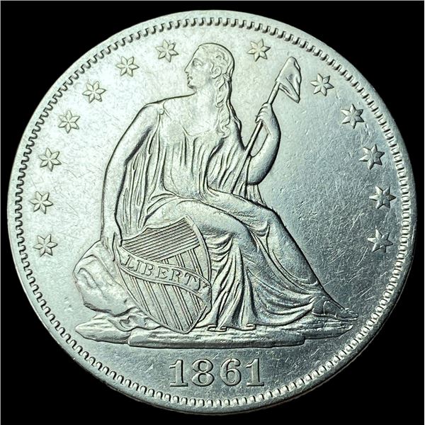 1861 Silver Half Dollar UNCIRCULATED