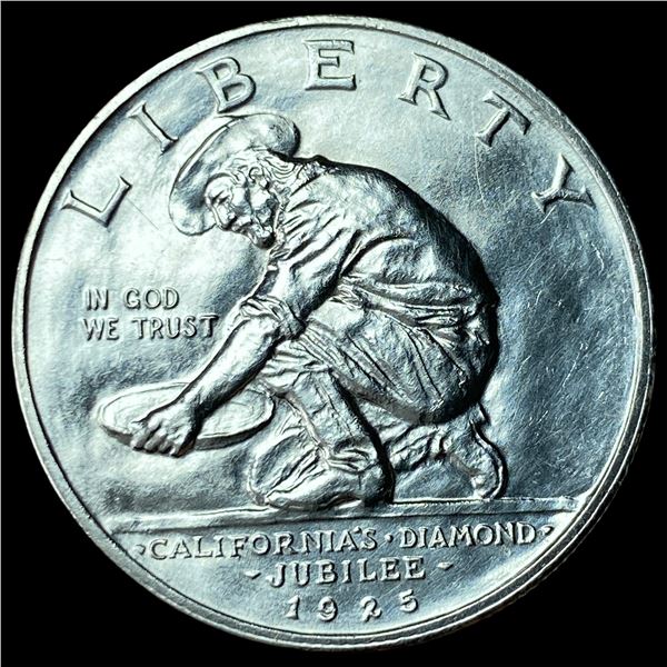 1925-S Silver California Diamond Jubilee Half Dollar UNCIRCULATED