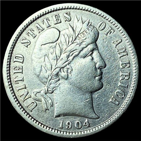 1904 Silver Barber Dime CLOSELY UNCIRCULATED