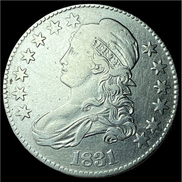 1831 Capped Bust Half Dollar NEARLY UNCIRCULATED
