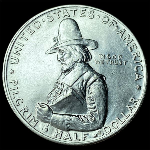 1920 Silver Half Dollar Pilgrim Tercentenary UNCIRCULATED