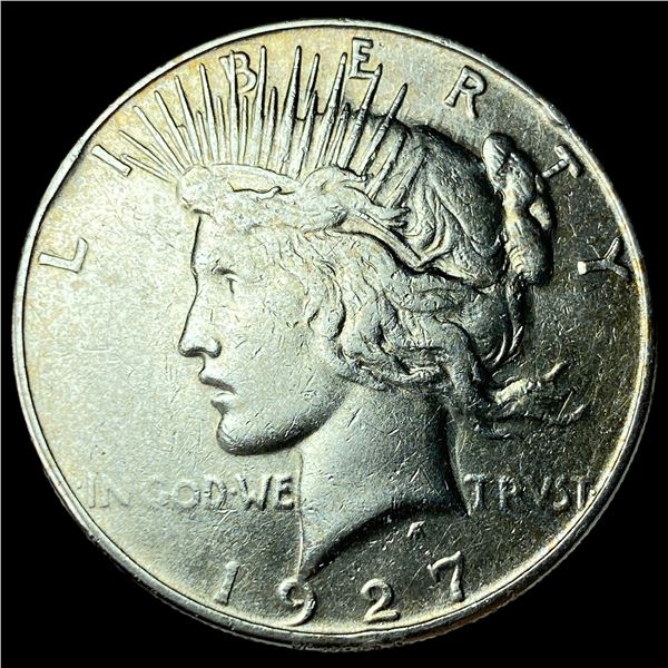 1927 Silver Peace Dollar CLOSELY UNCIRCULATED